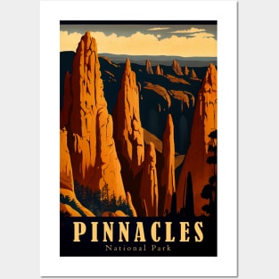 Pinnacles National Park Travel Poster Posters and Art